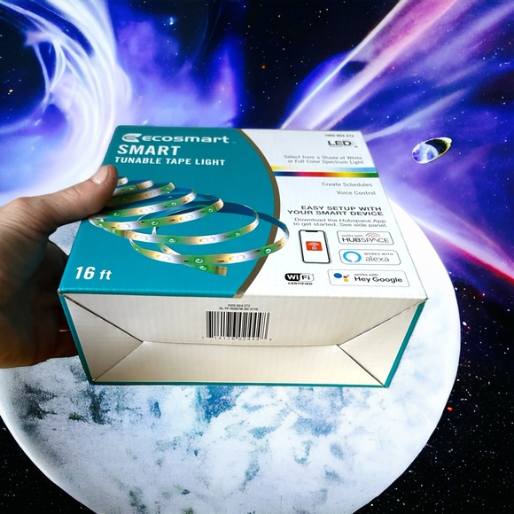 🆕 Ecosmart 16 ft LED Color Changing Smart Tunable Tape Light - Picture 12 of 16